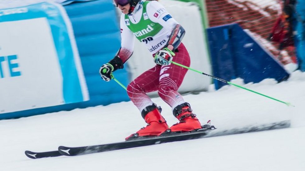 Magdalena Łuczak na stoku