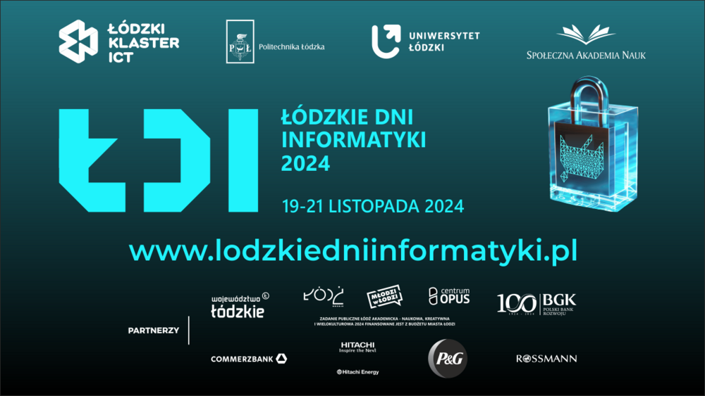 grafika promująca Łódzkie Dni Informatyki 2024